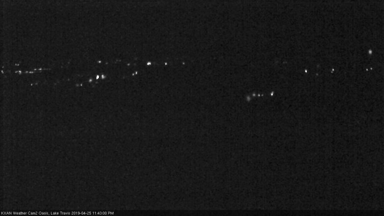 Lake Travis webcam, April 25, 2019 10:45 PM CT