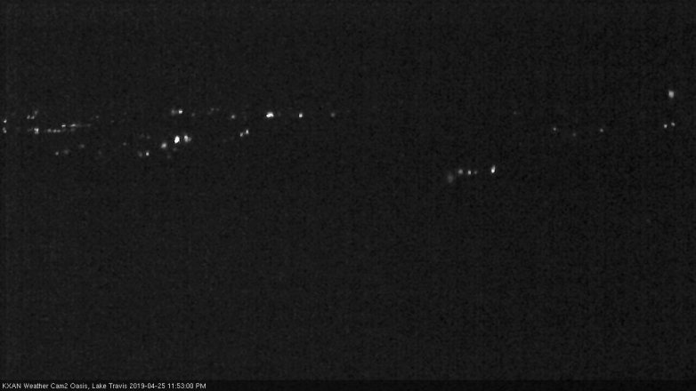 Lake Travis webcam, April 25, 2019 10:55 PM CT