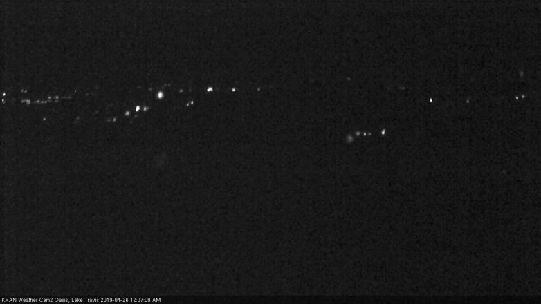 Lake Travis webcam, April 25, 2019 11:10 PM CT