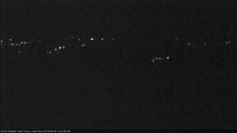 Lake Travis webcam, April 25, 2019 11:25 PM CT