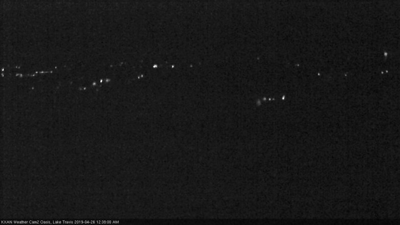 Lake Travis webcam, April 25, 2019 11:40 PM CT