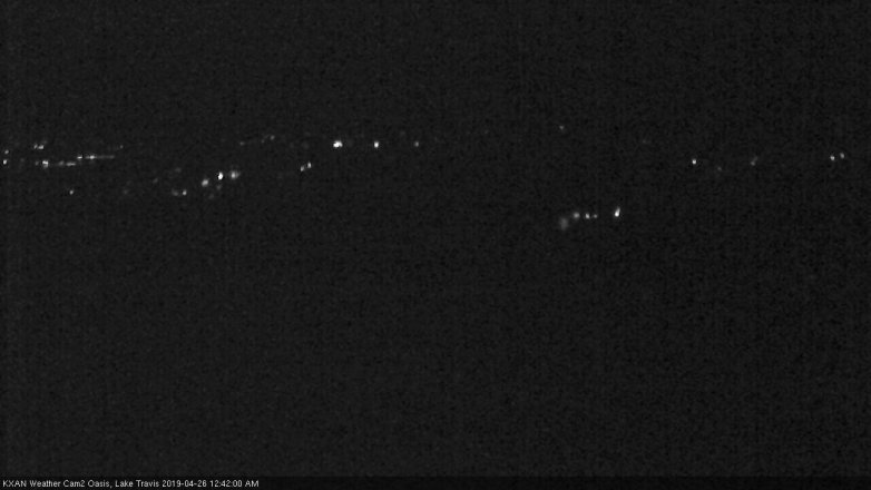Lake Travis webcam, April 25, 2019 11:45 PM CT