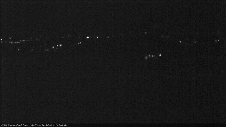 Lake Travis webcam, April 25, 2019 11:50 PM CT