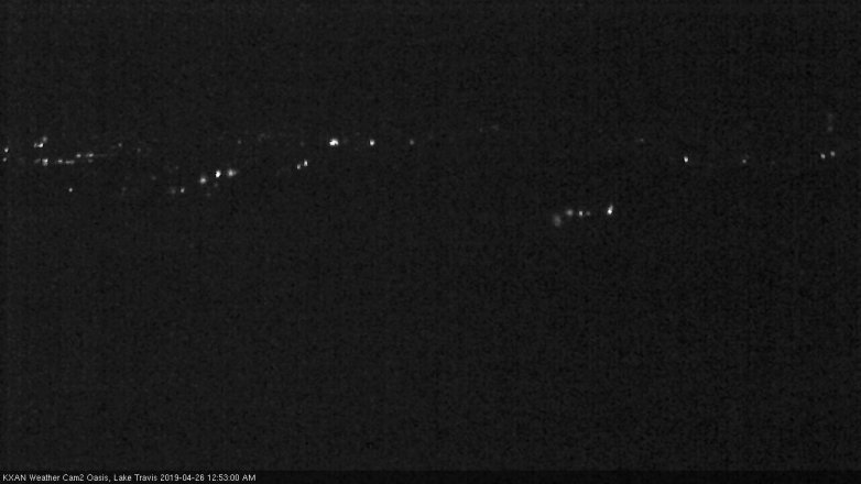 Lake Travis webcam, April 25, 2019 11:55 PM CT