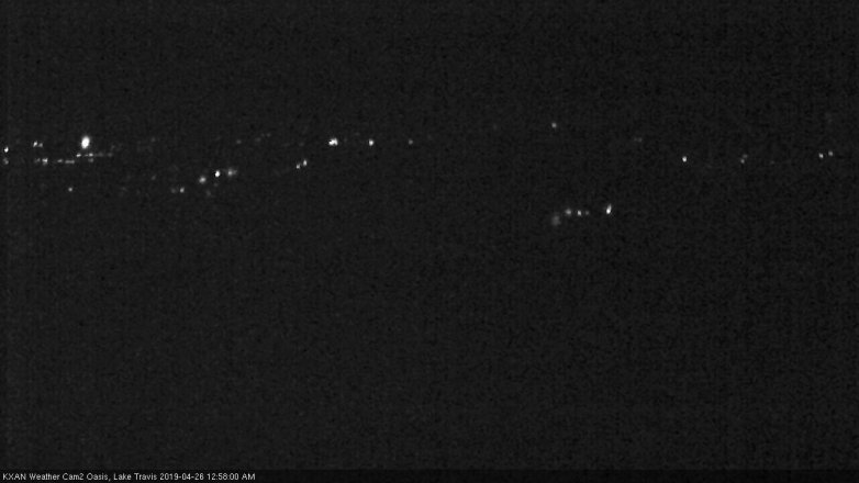 Lake Travis webcam, April 25, 2019 12:00 AM CT