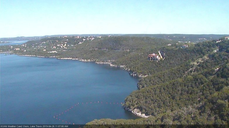 Lake Travis webcam, April 26, 2019 10:10 AM CT