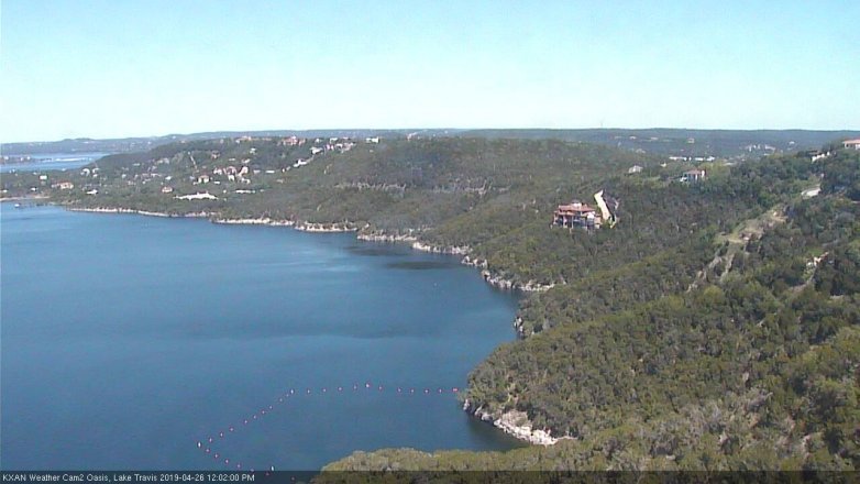 Lake Travis webcam, April 26, 2019 11:05 AM CT