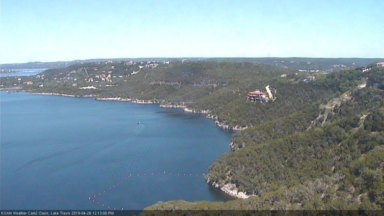 Lake Travis webcam, April 26, 2019 11:15 AM CT