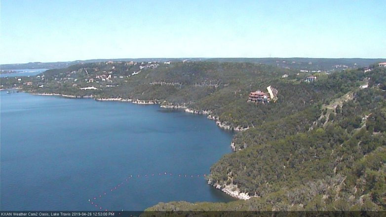 Lake Travis webcam, April 26, 2019 11:55 AM CT