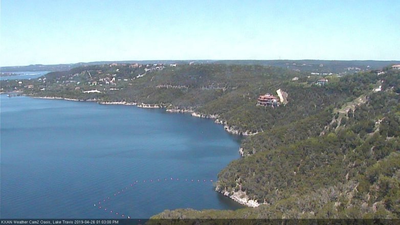 Lake Travis webcam, April 26, 2019 12:05 PM CT