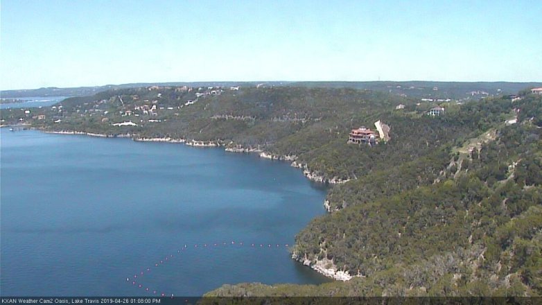 Lake Travis webcam, April 26, 2019 12:10 PM CT
