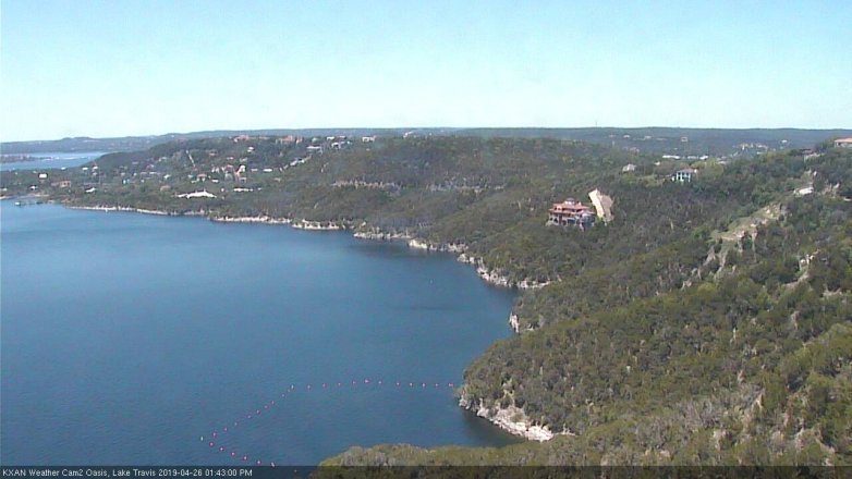 Lake Travis webcam, April 26, 2019 12:45 PM CT