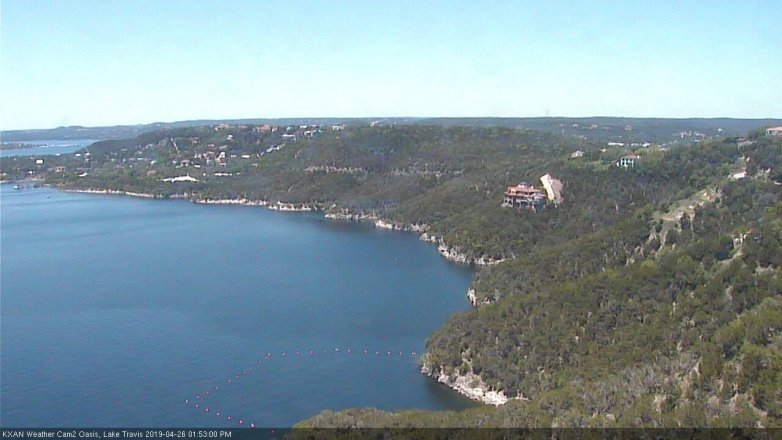 Lake Travis webcam, April 26, 2019 12:55 PM CT