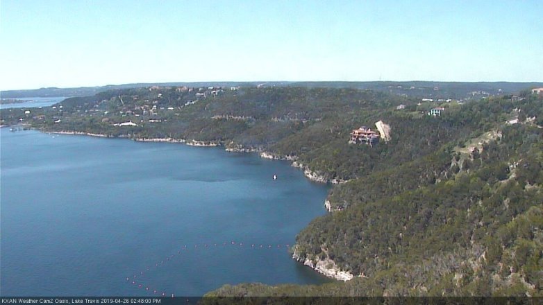 Lake Travis webcam, April 26, 2019 1:50 PM CT
