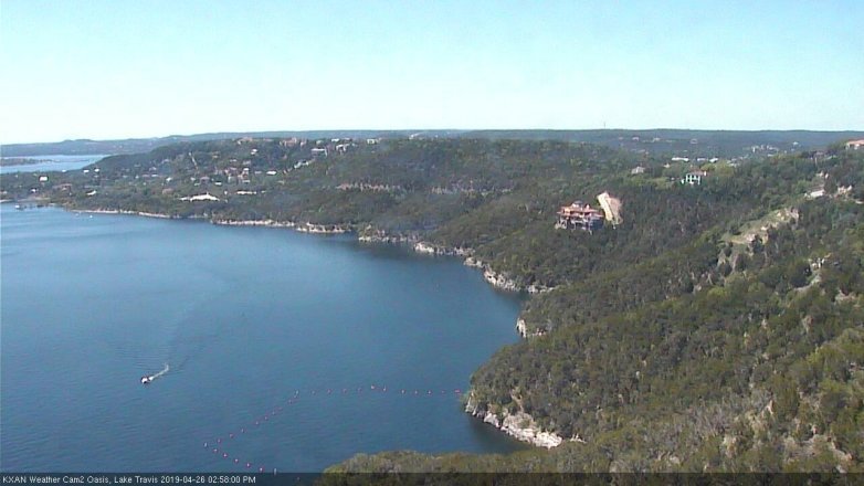 Lake Travis webcam, April 26, 2019 2:00 PM CT