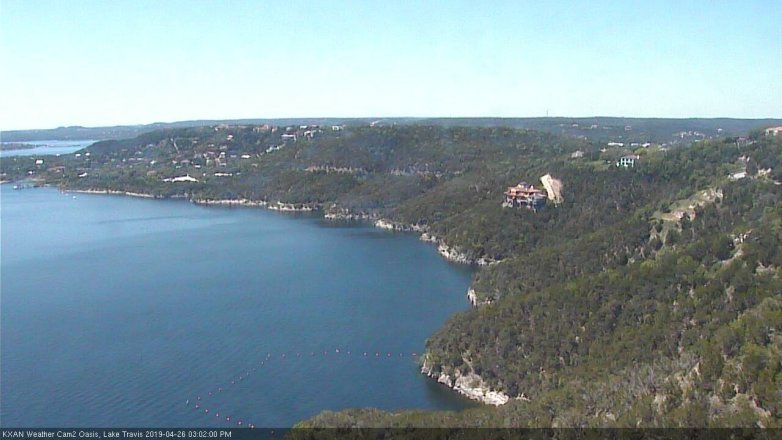 Lake Travis webcam, April 26, 2019 2:05 PM CT