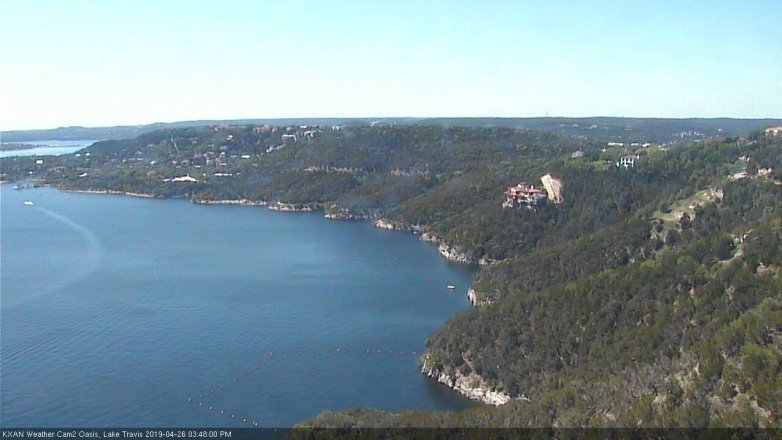 Lake Travis webcam, April 26, 2019 2:50 PM CT