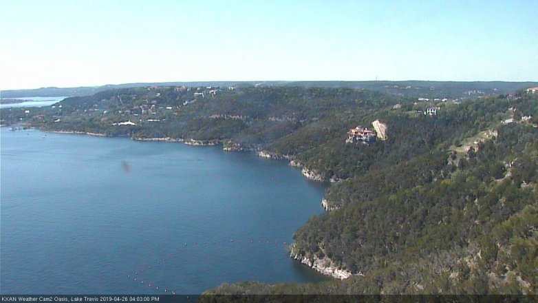 Lake Travis webcam, April 26, 2019 3:05 PM CT