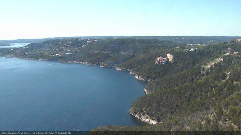 Lake Travis webcam, April 26, 2019 3:10 PM CT