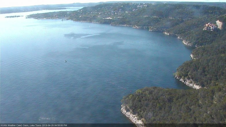 Lake Travis webcam, April 26, 2019 4:00 PM CT