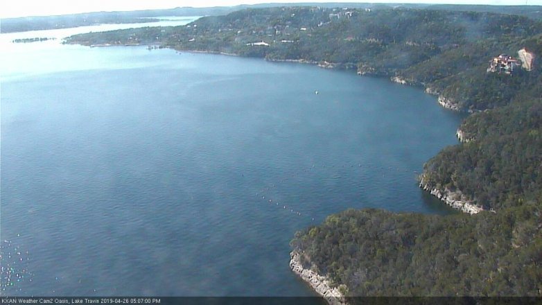 Lake Travis webcam, April 26, 2019 4:10 PM CT