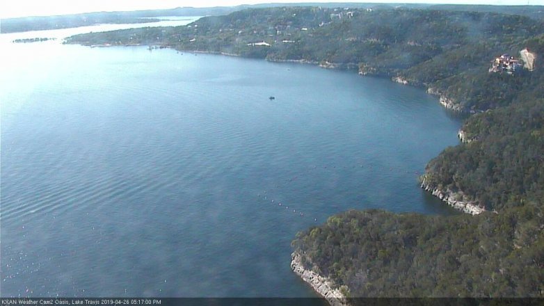 Lake Travis webcam, April 26, 2019 4:20 PM CT