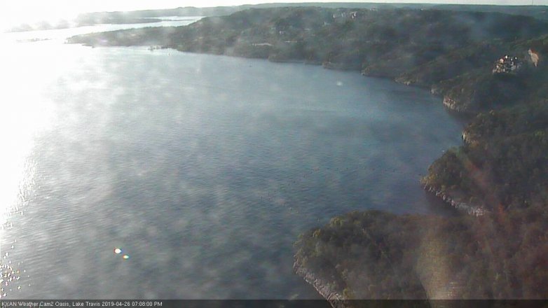 Lake Travis webcam, April 26, 2019 6:10 PM CT