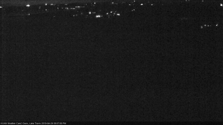 Lake Travis webcam, April 26, 2019 8:10 PM CT