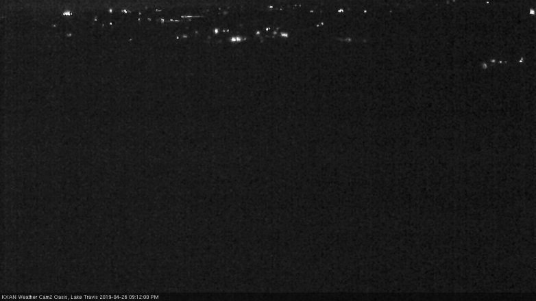 Lake Travis webcam, April 26, 2019 8:15 PM CT