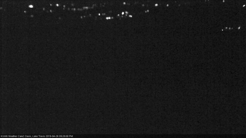 Lake Travis webcam, April 26, 2019 8:30 PM CT