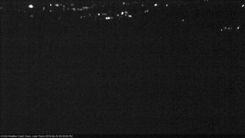 Lake Travis webcam, April 26, 2019 8:40 PM CT