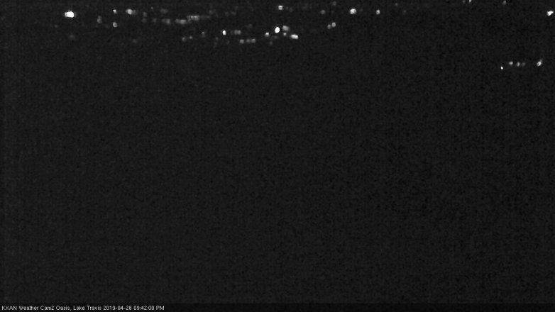 Lake Travis webcam, April 26, 2019 8:45 PM CT