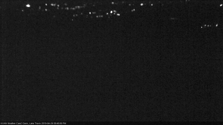 Lake Travis webcam, April 26, 2019 8:50 PM CT