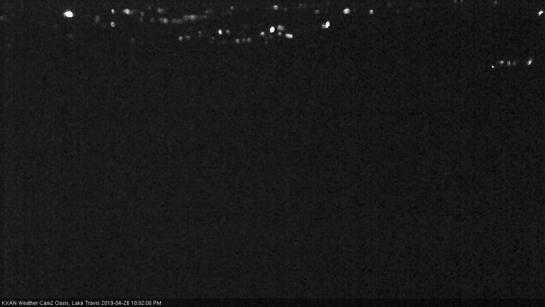 Lake Travis webcam, April 26, 2019 9:05 PM CT