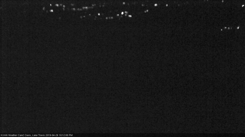 Lake Travis webcam, April 26, 2019 9:15 PM CT