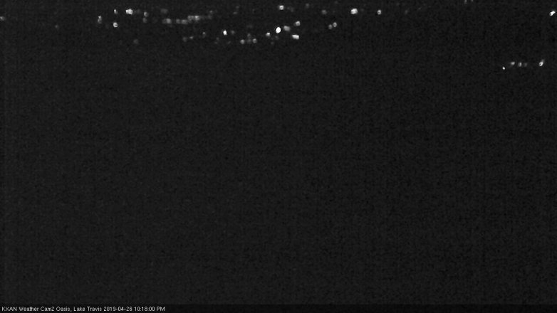Lake Travis webcam, April 26, 2019 9:20 PM CT