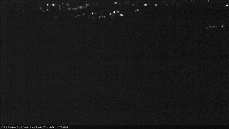 Lake Travis webcam, April 26, 2019 9:40 PM CT
