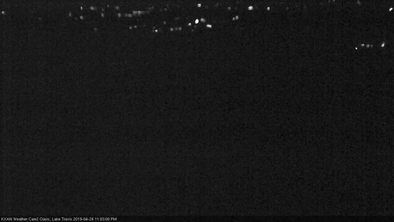 Lake Travis webcam, April 26, 2019 10:05 PM CT