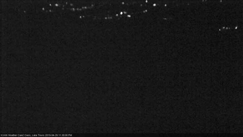 Lake Travis webcam, April 26, 2019 10:40 PM CT