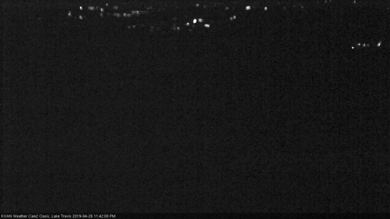 Lake Travis webcam, April 26, 2019 10:45 PM CT
