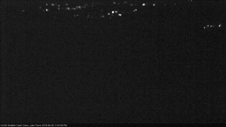 Lake Travis webcam, April 26, 2019 10:50 PM CT