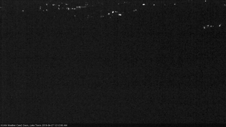 Lake Travis webcam, April 26, 2019 11:15 PM CT