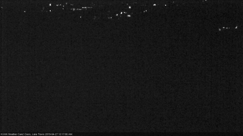 Lake Travis webcam, April 26, 2019 11:20 PM CT