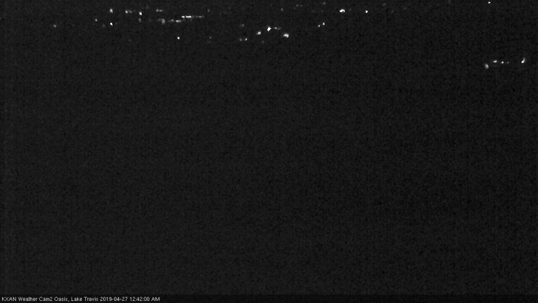 Lake Travis webcam, April 26, 2019 11:45 PM CT