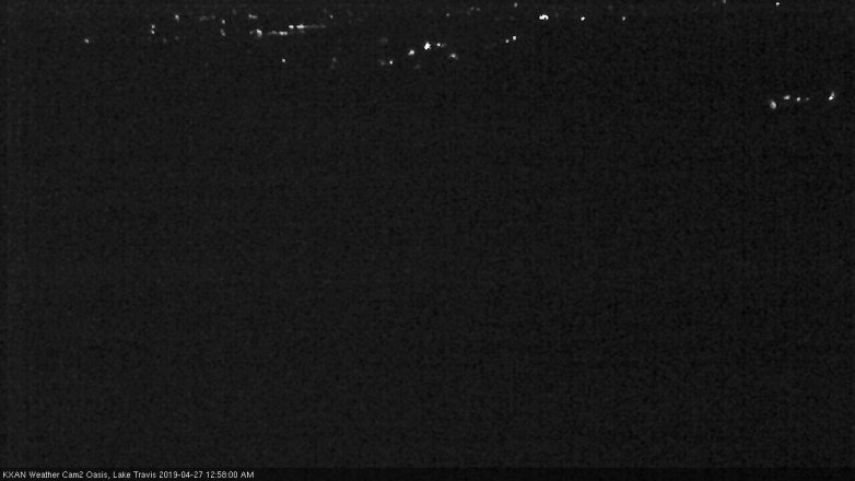 Lake Travis webcam, April 26, 2019 12:00 AM CT