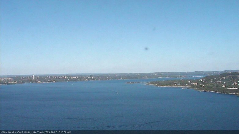 Lake Travis webcam, April 27, 2019 9:15 AM CT