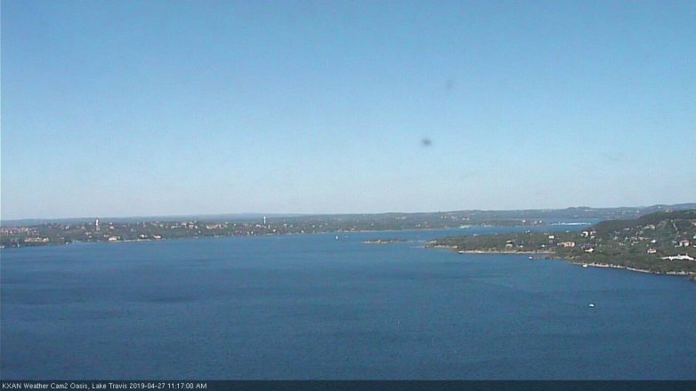 Lake Travis webcam, April 27, 2019 10:20 AM CT