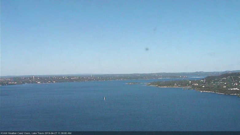 Lake Travis webcam, April 27, 2019 10:40 AM CT