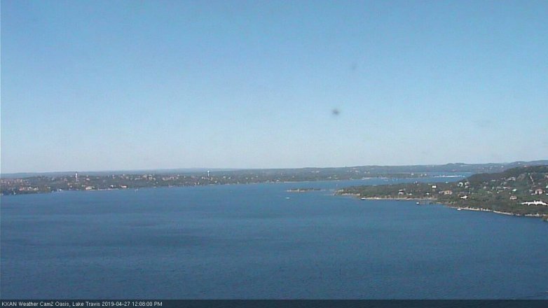 Lake Travis webcam, April 27, 2019 11:10 AM CT