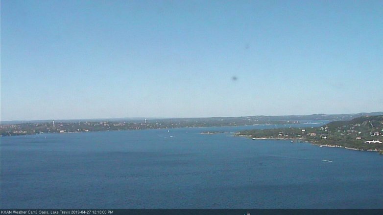 Lake Travis webcam, April 27, 2019 11:15 AM CT